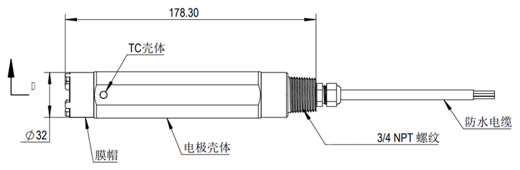 陆恒数字荧光溶解氧传感器 LH-DY12(图2)