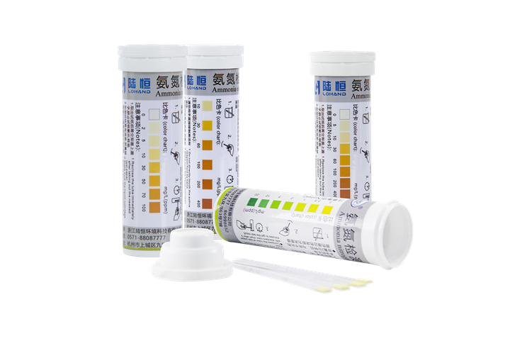 陆恒氨氮检测试纸 0-20/0-100/10-400/0-1000 mg/L(图1)
