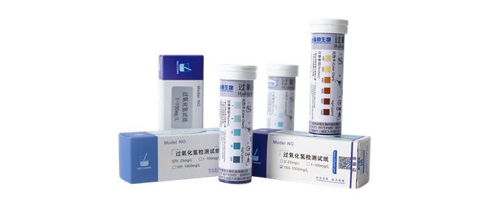 陆恒双氧水/过氧化氢检测试纸 1-100/100-1000 mg/L(图1)