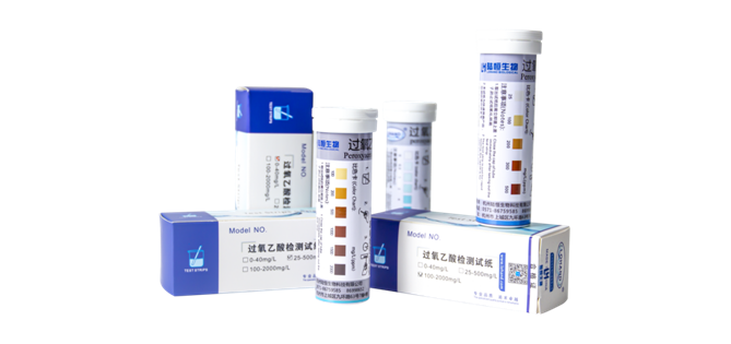 陆恒过氧乙酸检测试纸 25-500 /100-2000mg/L(图1)