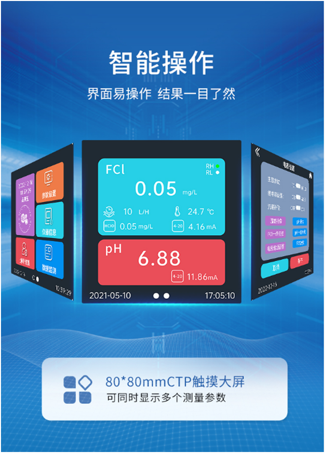 陆恒在线余氯检测仪（极谱法） LH-G8201-C(图4)