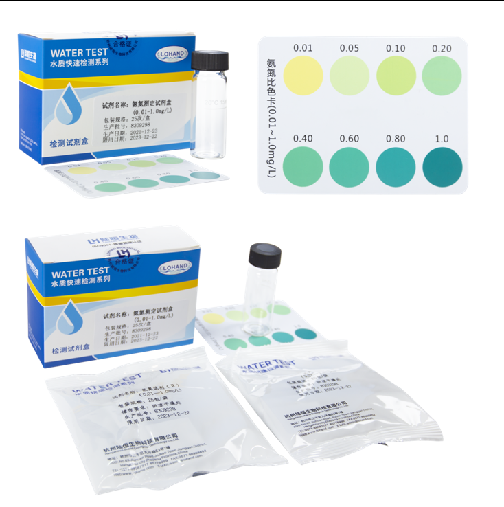 氨氮检测试剂盒 0.01-1 mg/L(图3) 氨氮检测试剂盒 0.01-1 mg/L(图3)