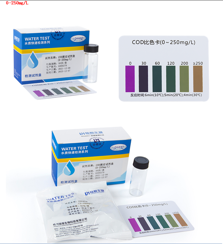 陆恒COD检测试剂盒 0-8/0-100/0-250 mg/L(图8) 陆恒COD检测试剂盒 0-8/0-100/0-250 mg/L(图8)