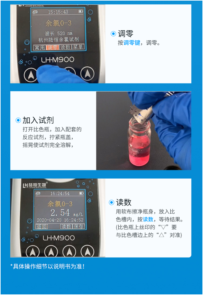 陆恒多参数便携式水质检测仪 LH-M900（22项）(图6)